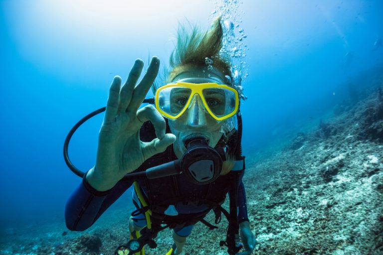 Scuba Hand Signals Women