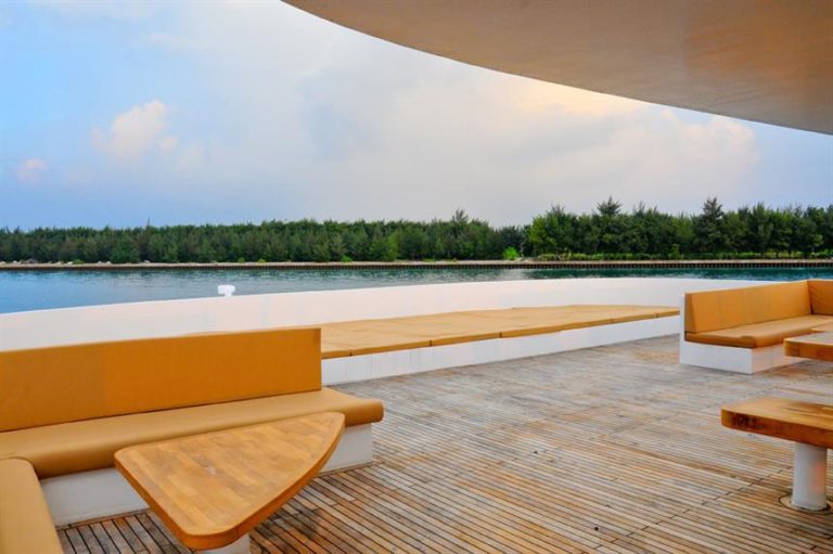 Sun deck with stunning panoramic jungle views on the adora.