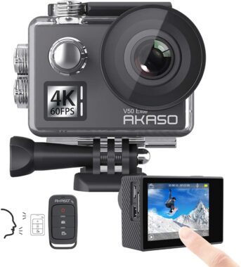 Of all the best waterproof cameras we've reviewed on this page, the Akaso Elite V50 is the cheapest.