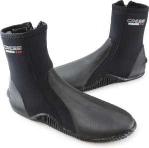 Seac 6mm Super-Stretch Zippered Hard Sole Dive Boots Booties 