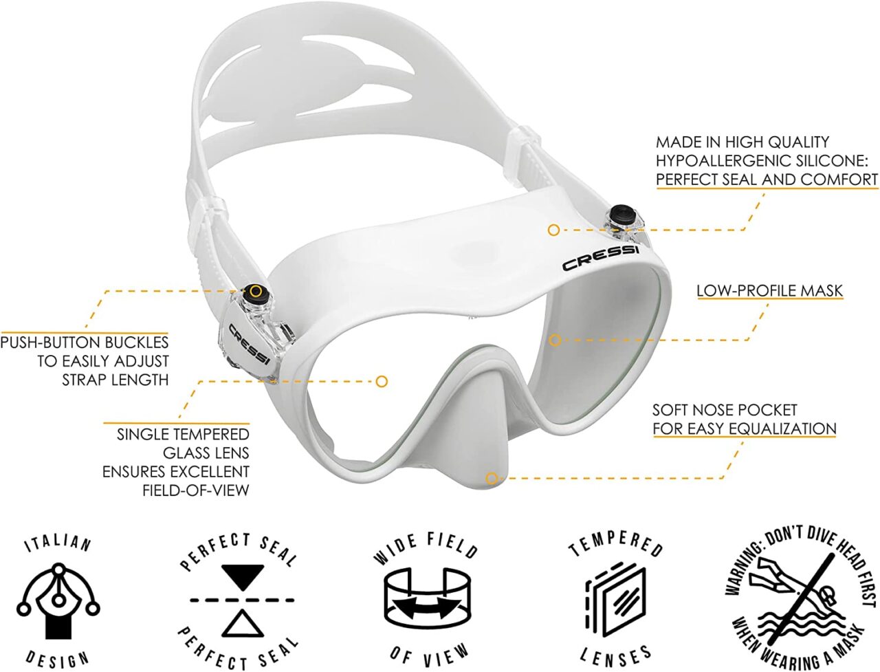 Cressi F1 Frameless: Scuba Mask Review (2024)