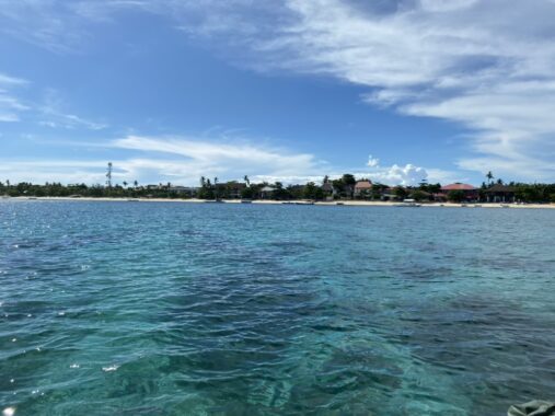 Malapascua Island local dive sites from above water