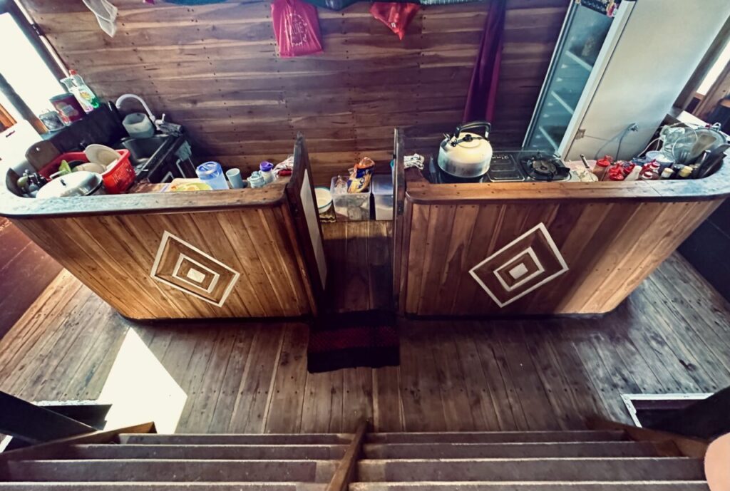 Kitchen on the akomo isseki liveaboard
