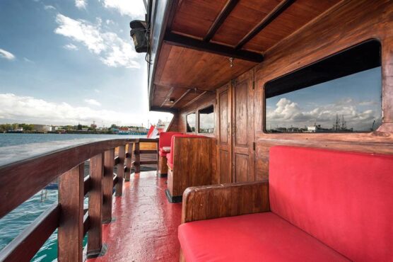 Private balcony of the suite on La Galigo.