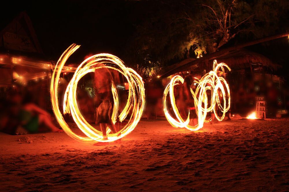 Koh Tao fire dance