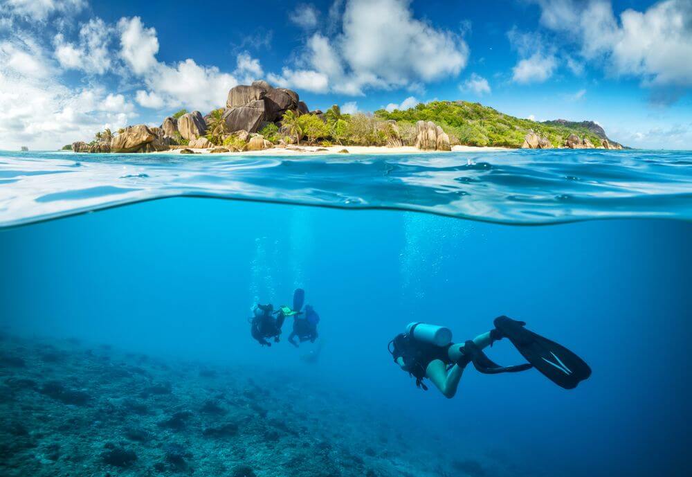 Seychelles split view