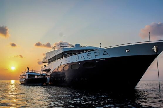 ScubaSpa Yang boat at sea