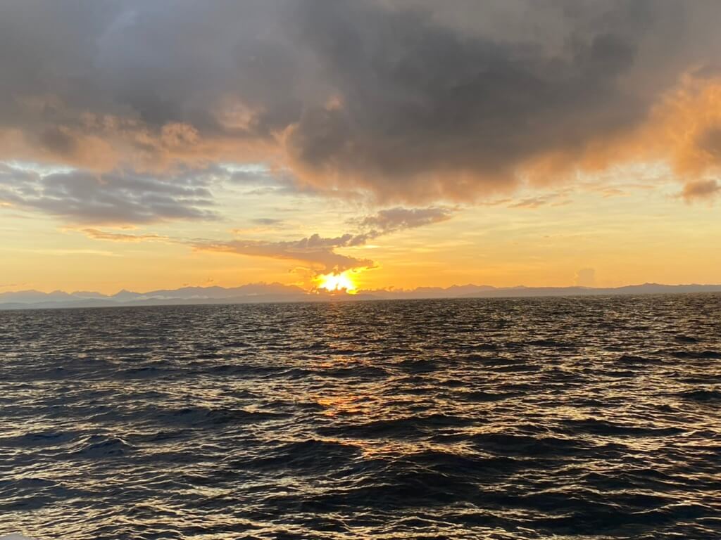 cebu sea sunset