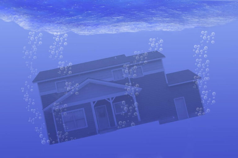 house in the water art