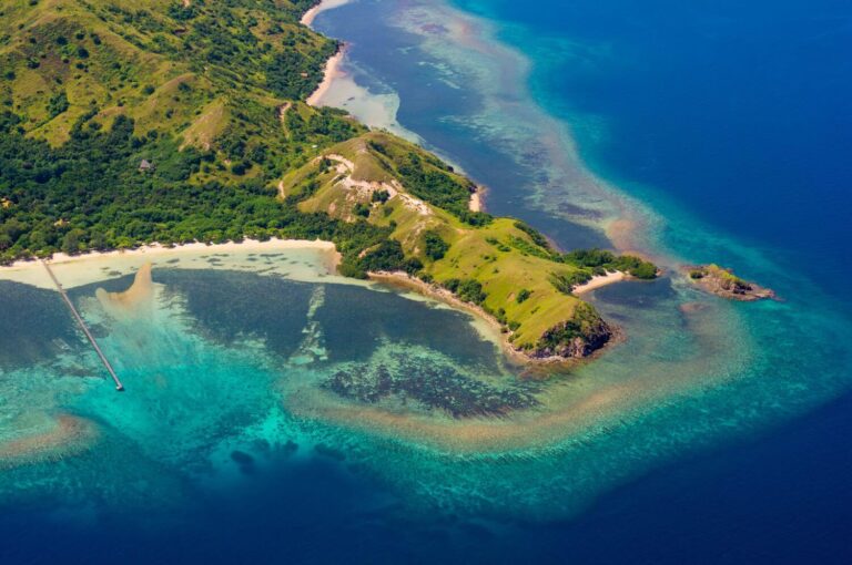 komodo island aerial