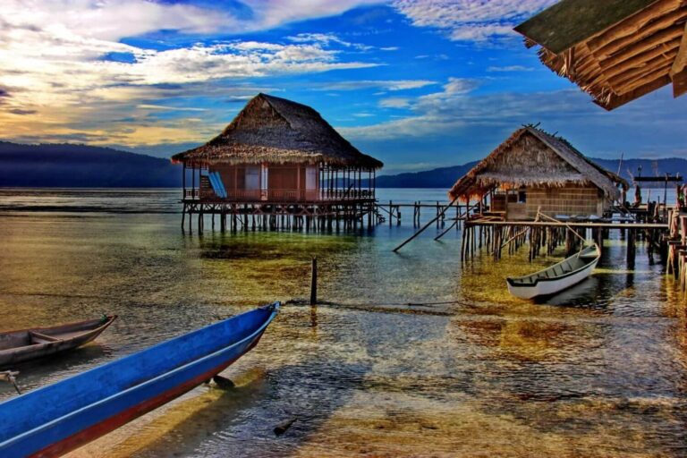 raja ampat beach bungalow