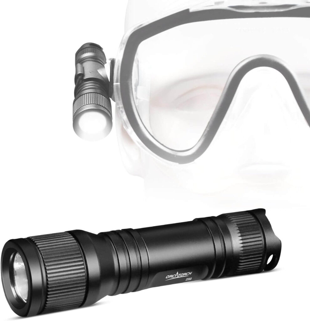 Orcatorch D560 Mini Scuba Dive Light