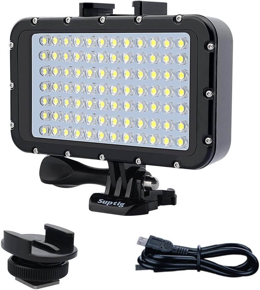 Suptig High Power Dimmable Dive LED Video Light