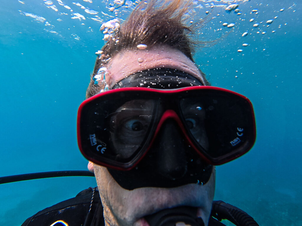 Scuba diver looking confused about lack of clear info for Bohol diving!